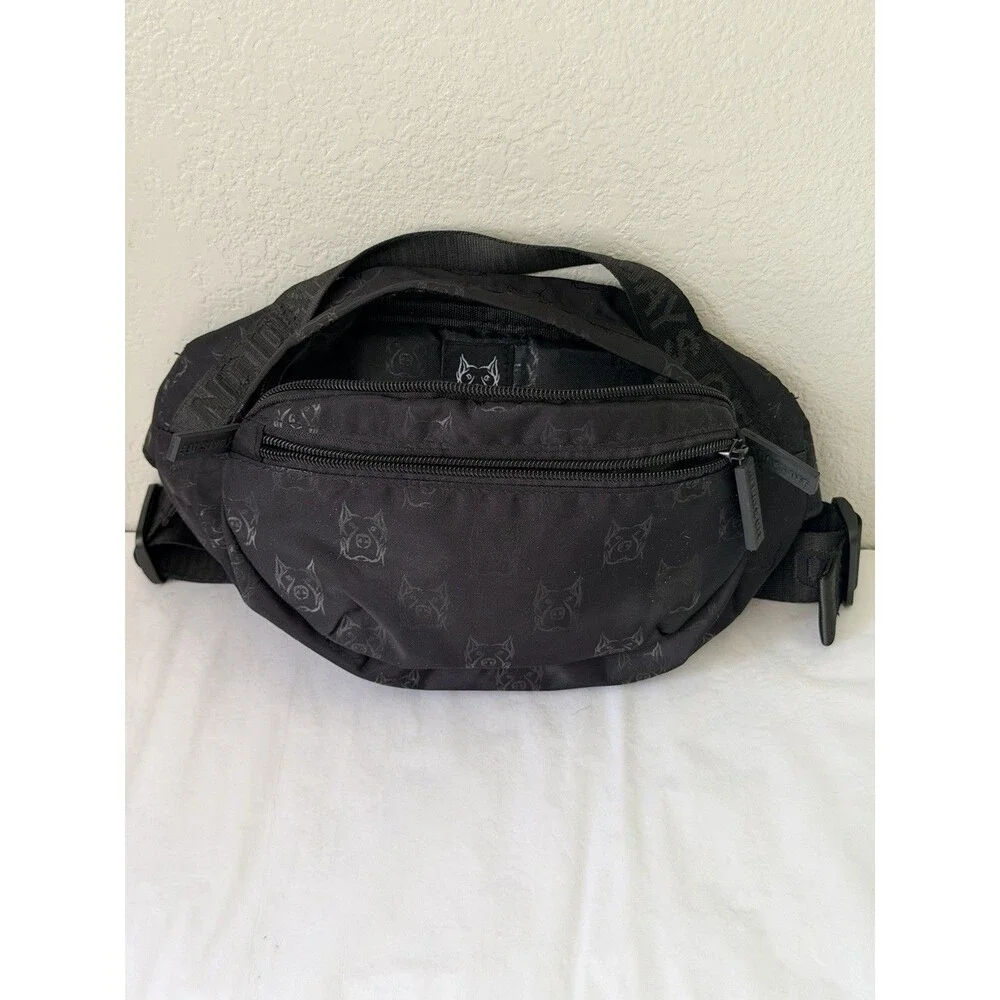 No Days Off NDO Black Pitbull Monogram Chest Rig Sling Bag Crossbody Tactical